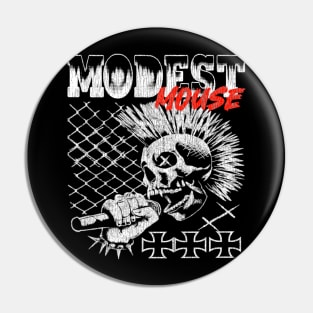 Modest mouse skull Pin