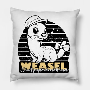 Weasel Geek Pillow