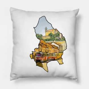 Public transport in Bratislava Pillow