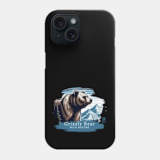 Grizzly Bear - WILD NATURE - GRIZZLY -5 Phone Case