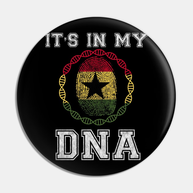 Ghana  It's In My DNA - Gift for Ghanaian From Ghana Pin by Country Flags