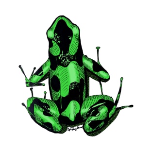 Poison Dart Frog -- Green T-Shirt