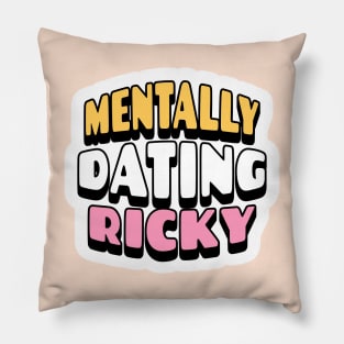 Zero base one zb1 mentally dating ricky typography zerose kpop | Morcaworks Pillow