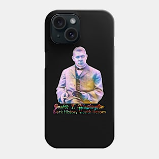 Black History Month Heroes - Booker T. Washington Phone Case