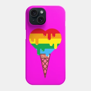 PRIDE Cream Cone Phone Case