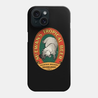 Vintage Scottish Hippo Beer Phone Case