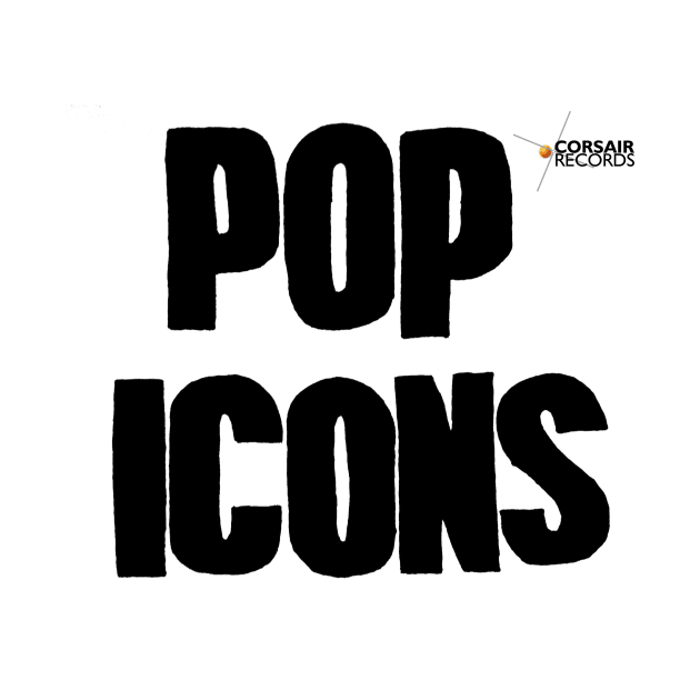 Pop Icons - 80s UK band logo by AdventuresNoise