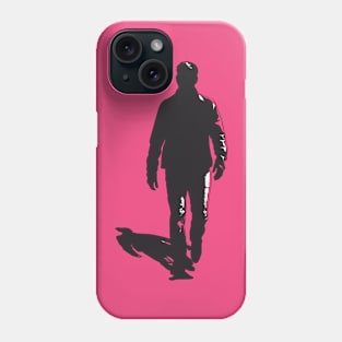 Shadow Man walking Phone Case