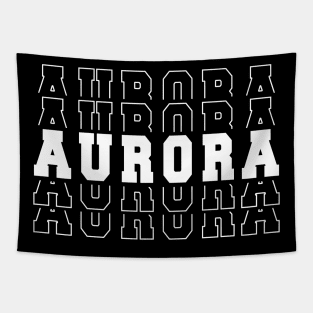 Aurora city Illinois Aurora IL Tapestry