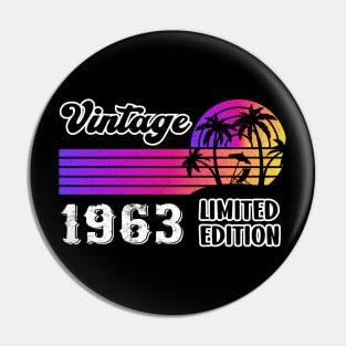 Vintage since 1963 Limited Edition Gift Pin