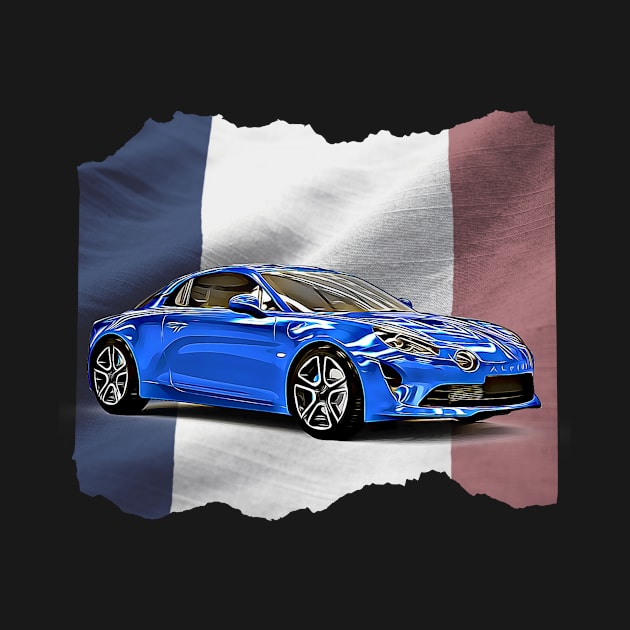 Renault Alpine A110 France Print by Auto-Prints