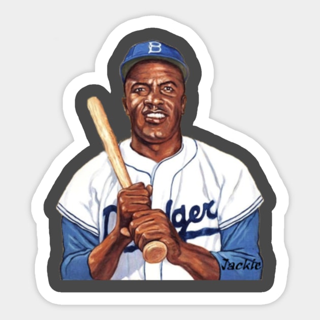 Jackie Robinson 42 Sticker 