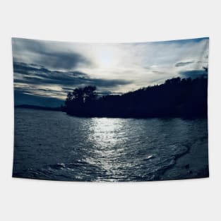 Stormy Lake Tapestry