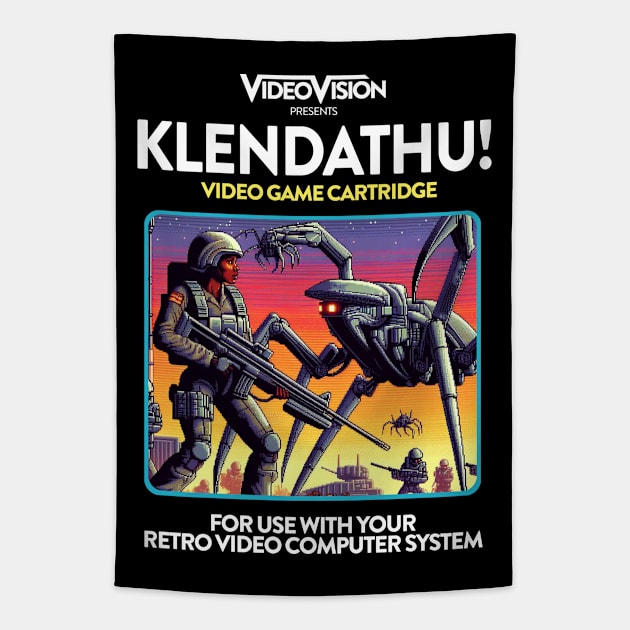 Klendathu! 80s Game Tapestry by PopCultureShirts