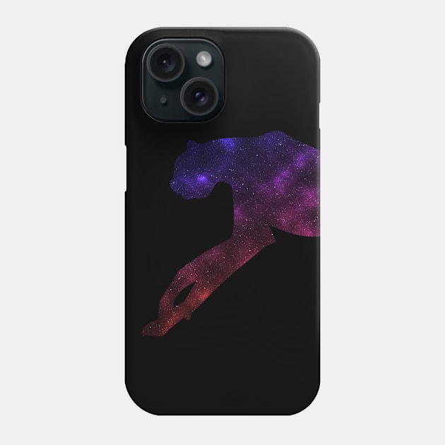 Space Big Cat Phone Case by Bloodfire09