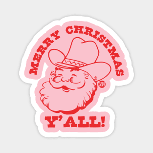 COWBOY SANTA Magnet