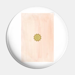 Abstract pastel sun Pin