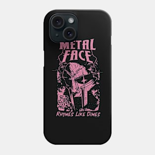 Vintage Bootleg Metal Face Pink Phone Case