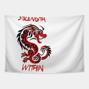 Strength Within Dragon Tapestry