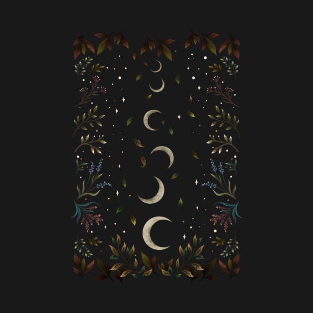 Crescent Moon Garden by Episodic Drawing