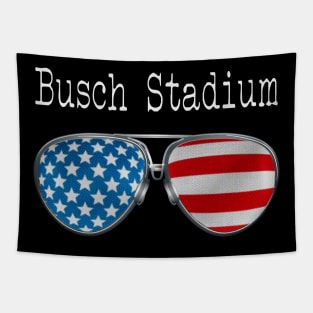 AMERICA PILOT GLASSES BUSCH STADIUM Tapestry