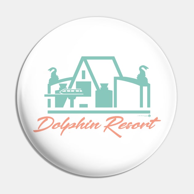 Dolphin Resort Monorail Pin by RetroWDW