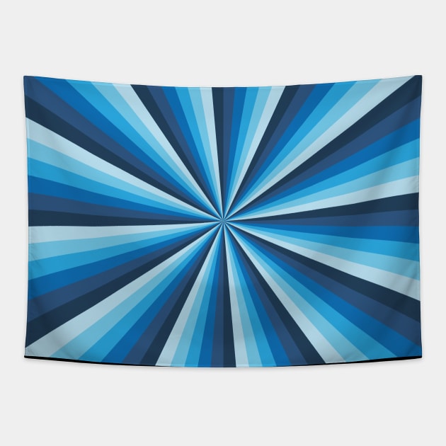 Cool Color Wheel Tapestry by n23tees