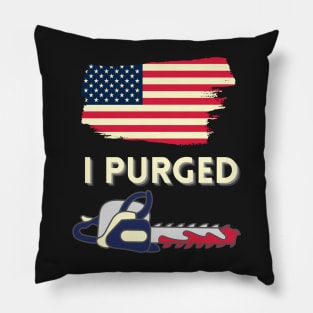 Halloween I PURGED Pillow