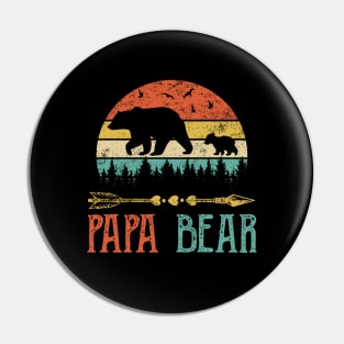 Papa Bear Vintage Pin