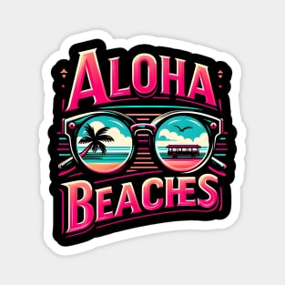 Aloha Beaches Paradise Magnet