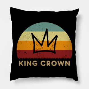Basquiat King Crown Pillow