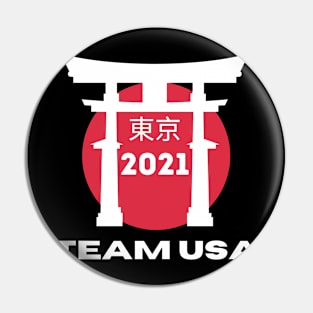 Tokyo 2021 Team USA Pin