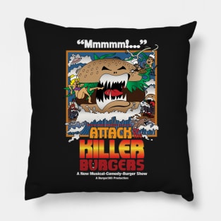 Attack of the Killer Burgers Pillow