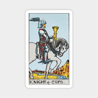 Knight of cups tarot Magnet