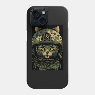 Army Cat Phone Case