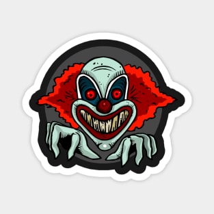 Scary Evil Clown Magnet