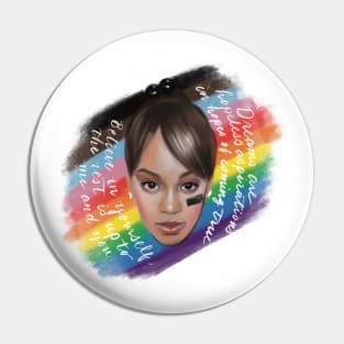 Progress Pride Rainbow Pin