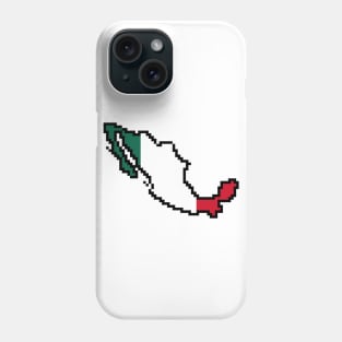 8-bits Mexico Map Flag Phone Case