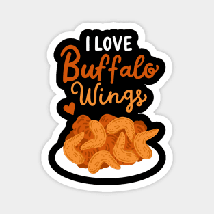 I Love Buffalo Wings Magnet