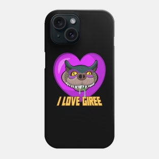 I love Giree - Purple & Yellow Phone Case