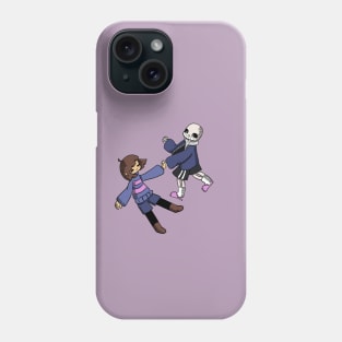 Sans and Frisk Phone Case