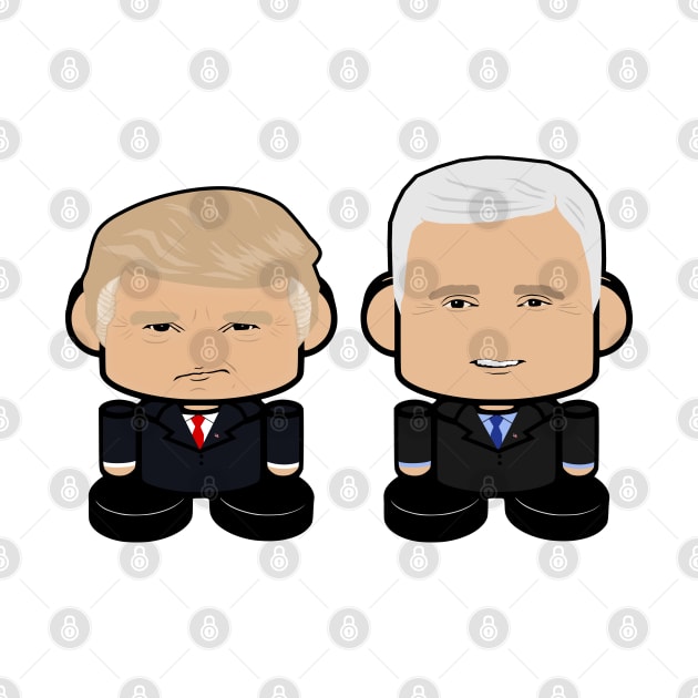 Trump & Pence POLITICO'BOT Toy Robot by Village Values
