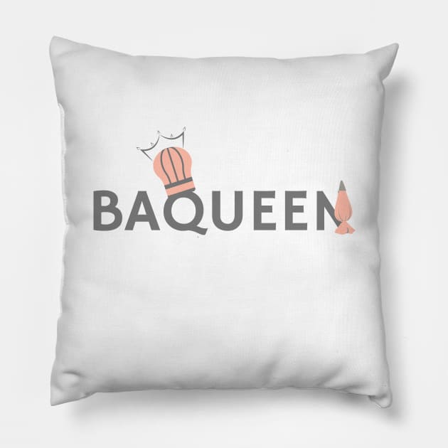 Why always Baking? Why not BaQueen. Pillow by Tasting with Suh