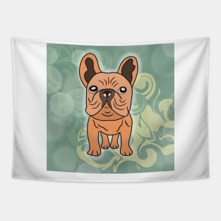 Cute puppy french bulldog Tapestry