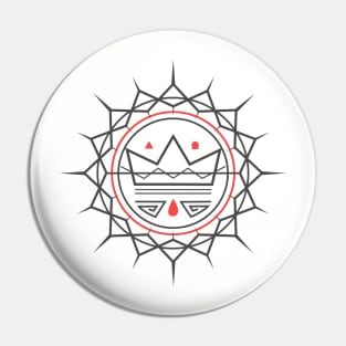 Crown of thorns christian symbols Pin