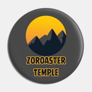 Zoroaster Temple Pin