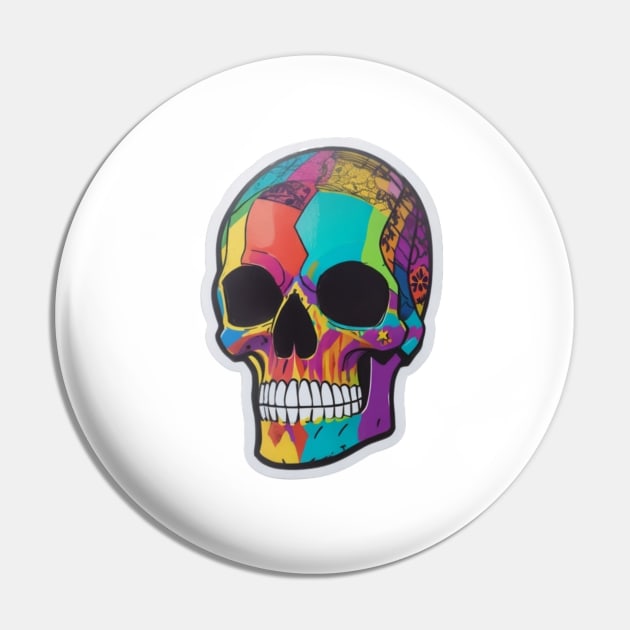 calavera Pin by StickersArt-CBA