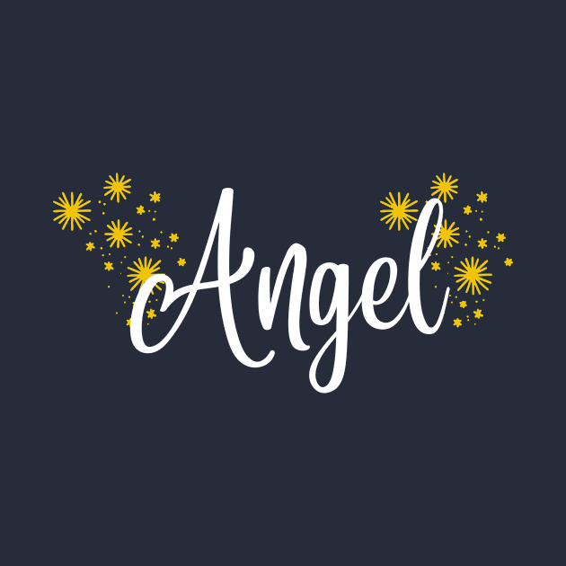 Angel t-shirt, gold dust by Solum Shirts