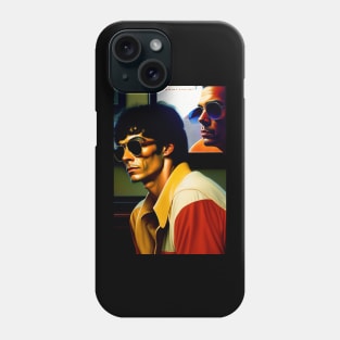 A norman rockwell graphic design artwork Phone Case