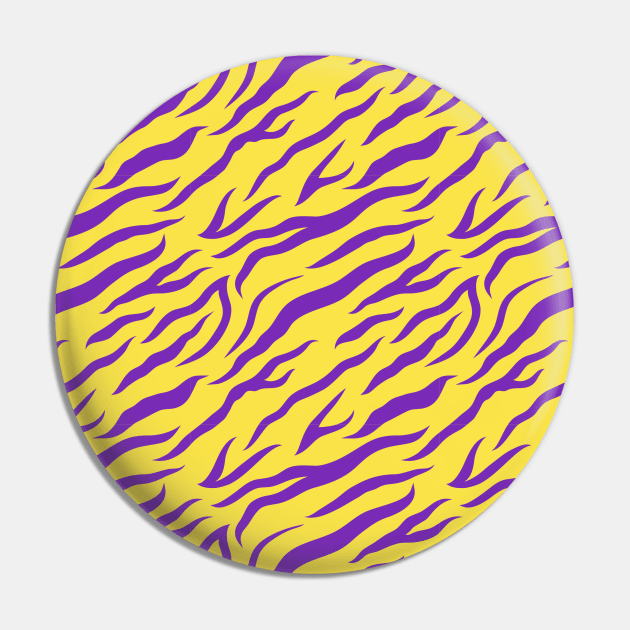 80s Tiger Stripes Pin by machmigo